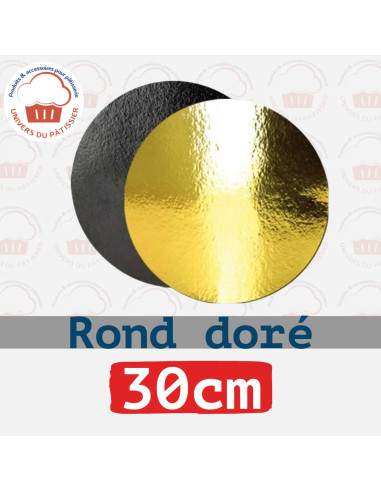 ROND OR - ADCL
 Diamètre-30 cm