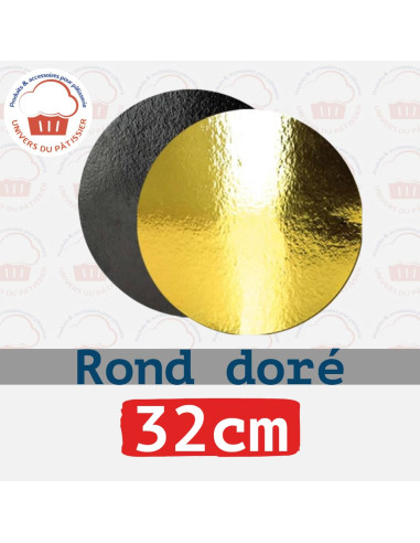 ROND OR - ADCL
 Diamètre-32 cm