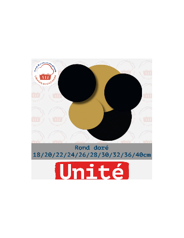 ROND OR - ADCL
 Diamètre-35 cm