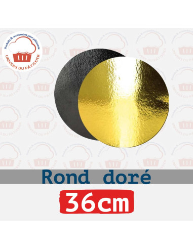 ROND OR - ADCL
 Diamètre-36 cm