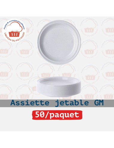 ASSIETTE JETABLE GM PQ50