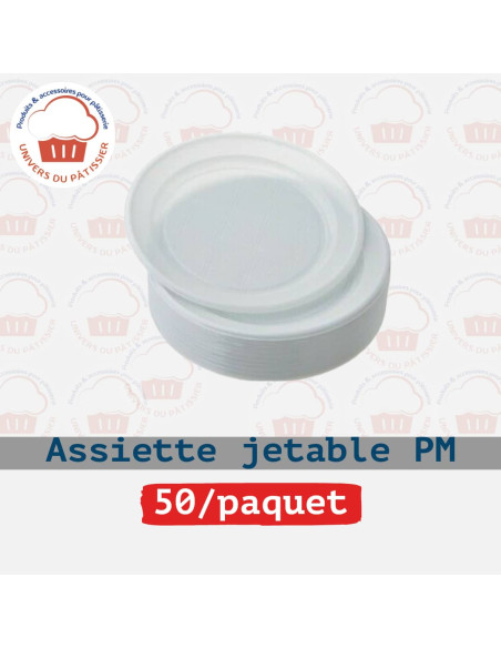 ASSIETTE JETABLE PM PQ50