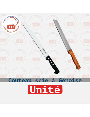 COUTEAU SCIE A GENOISE MANCHE PLAST