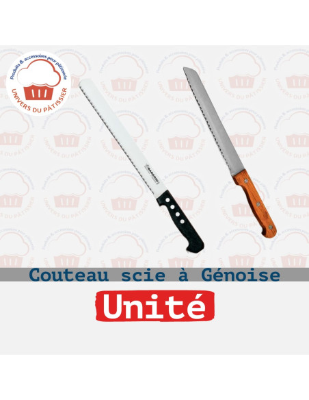 COUTEAU SCIE A GENOISE MANCHE PLAST
