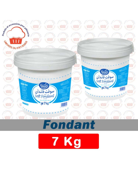 Fondant pour glaçage en poudre - blanc 500g