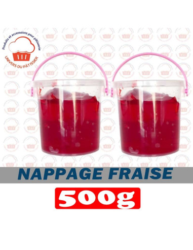 500G FRAISE GLACAGE MIROIR FRAISE