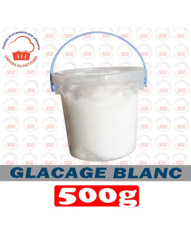 500G BLANC GLACAGE MIROIR BLANC
