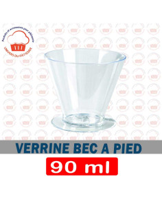 90ML VERRINE BEC A PIED