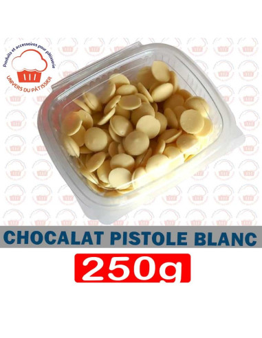 250G CHOCOLAT BLANC PISTOLE