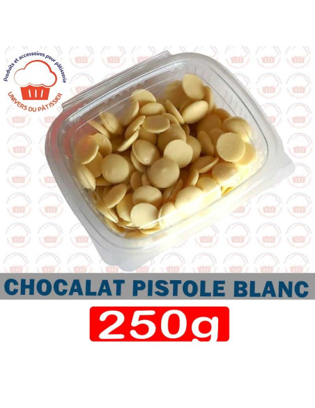 250G CHOCOLAT BLANC PISTOLE