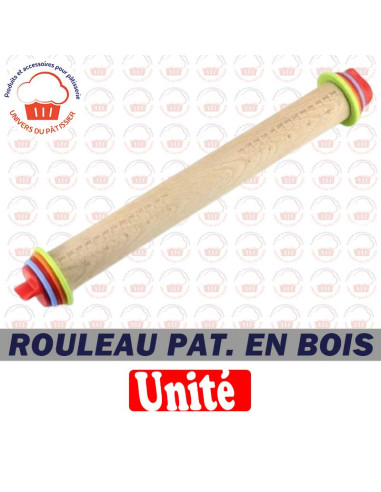 3x38 ROULEAU PATISSIER EN BOIS