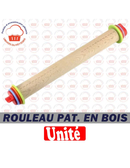 3x38 ROULEAU PATISSIER EN BOIS