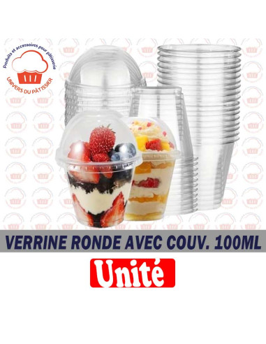 100ML VERRINE AV.COUV ET CUILLERE-CM