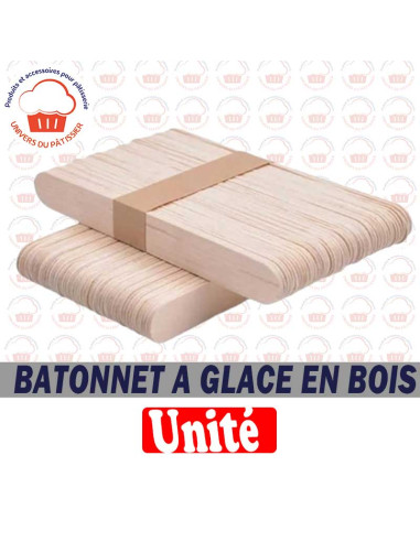 BATONNET DE GLACE EN BOIS