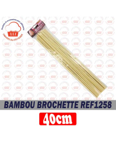 BROCHETTE BAMBOU 40CM REF 01258