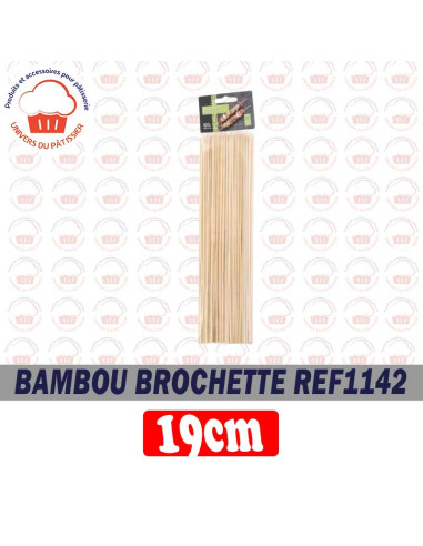 BROCHETTE BAMBOU 19CM REF 01142