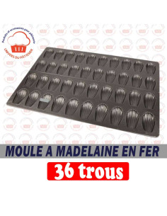 MOULE A MADELEINE FER 36 TROUS BKS
