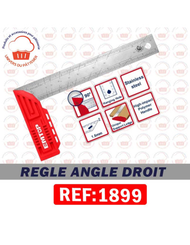 REGLE ANGLE DROIT REF1899