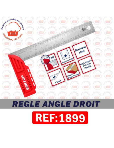REGLE ANGLE DROIT REF1899