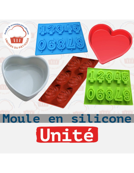 MOULE CHIFFRE EN SILICONE - REF160173
