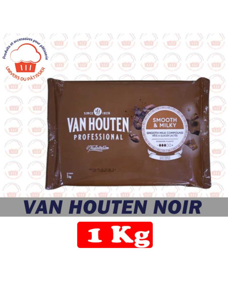 1000G NOIR VANHOUTEN CHOCOLAT BLOC - 1KG