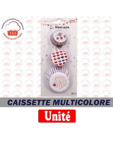 CAISSETTE COLORE MULTICOLOR CUP CAKE