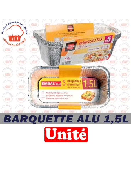 BARQUETTE ALU1.5L REF 02192