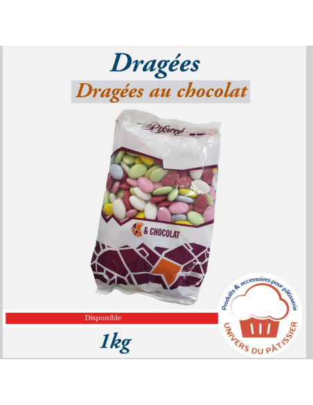 1000G DRAGEES AU CHOCOLAT-PACKNATPS