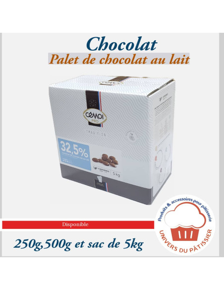 5KG CHOCOLAT LAIT PISTOLE 32,5%-PACKNATPS