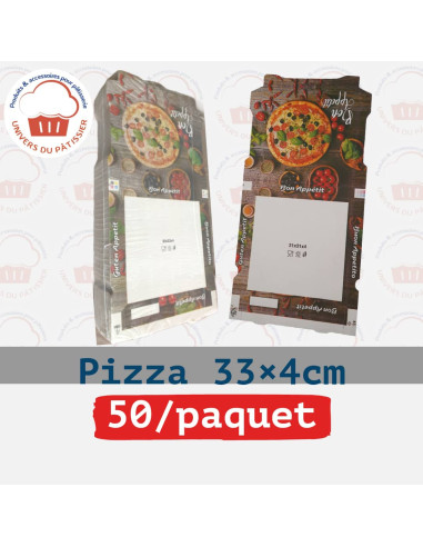 PQ50 BOITE PIZZA 33-PACKNATPS