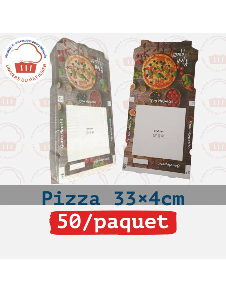 PQ50 BOITE PIZZA 33-PACKNATPS