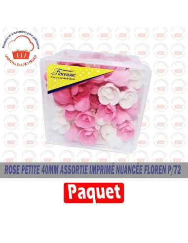 PQ72 ROSE PETITE 40MM ASS IMPR NUANCEE...