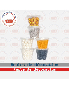 100G BOULE DE DECORATION-PERLES-PACKNATPS