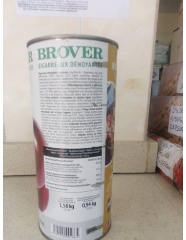 BIGARREAU DENOYAUTES CERISE AU SIROP 3/1