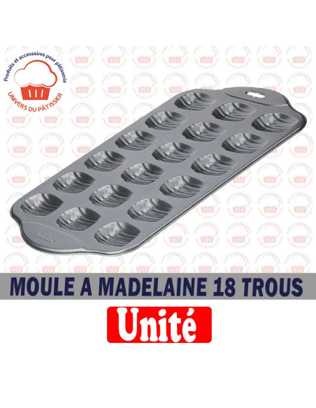 MOULE A MADELENE 18 TROUS FER