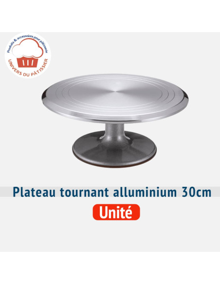 PLATEAU TOURNANT 30CM ALLUMINIUM