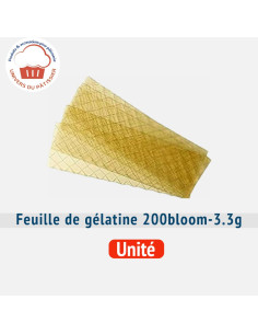 GELATINE FEUILLE - 200 Bloom