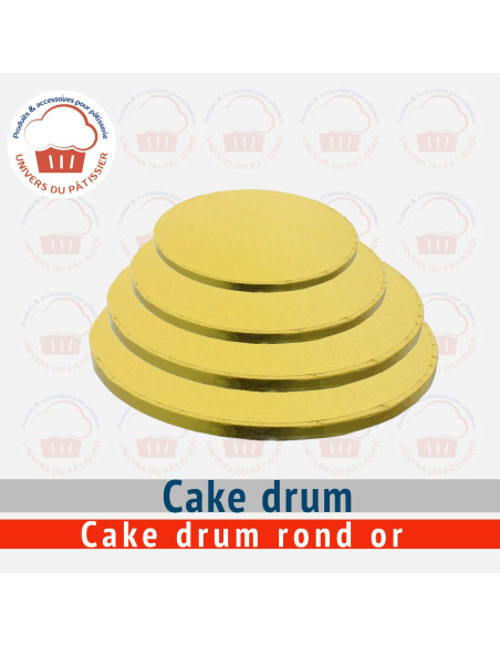 CAKE DRUM ROND OR - ADCL