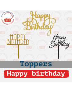 HAPPY BIRTHDAY TOPPER