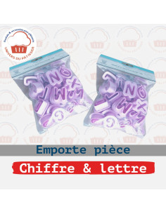 LETTRE ET CHIFFRE EMPORTE PIECE A DECOUPE