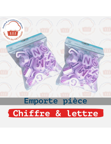 LETTRE ET CHIFFRE EMPORTE PIECE A DECOUPE